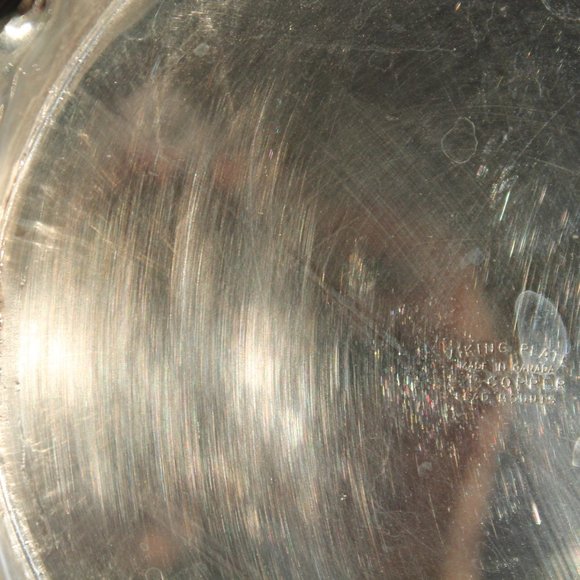 [VIKING PLATE / REED & BARTON] Vintage Silver Pumpkin Tea Set (3 pcs.) - Picture 7 of 15